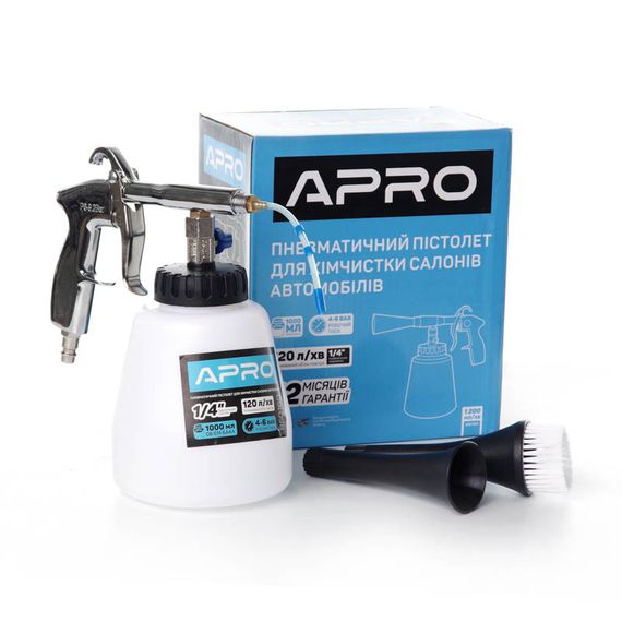 Пневмопістолет для хімчистки салонів автомобілів 1000 мл (торнадор) APRO 8501601 | Зображення 4