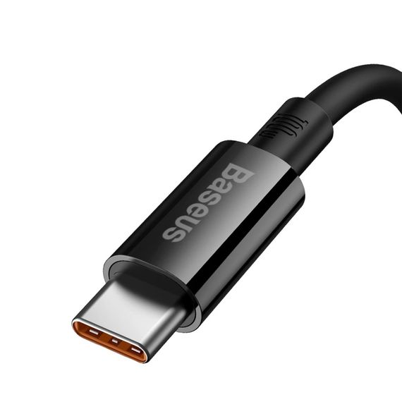 Дата кабель Baseus Superior Series Fast Charging USB to Type-C 100W (1m) (P10320102) Cluster Black | Зображення 2
