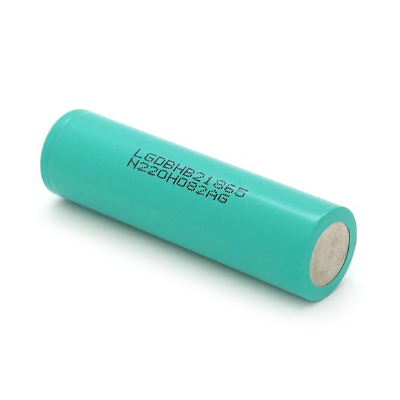 Акумулятор 18650 Li-Ion LG LGDBHB21865, 1300mAh, 30A, 4.2/3.7/2.5V, GREEN, PVC BOX, 2 шт. в упаковці, ціна за 1 шт. | Зображення 2