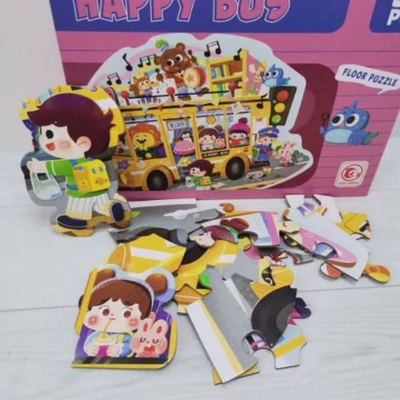 Пазлы Музыкальный автобус 59 элементов Happy Bus