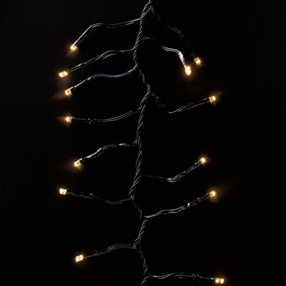 Smart LED Гирлянда Twinkly Cluster AWW 400 Gen II, IP44, длина 6м, кабель черный (TWC400GOP-BEU) | Зображення 5