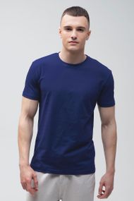 Чоловіча Футболка Sun`s House  розмір: S Темно-синій (арт. RY-U0102-Navy-Blue)