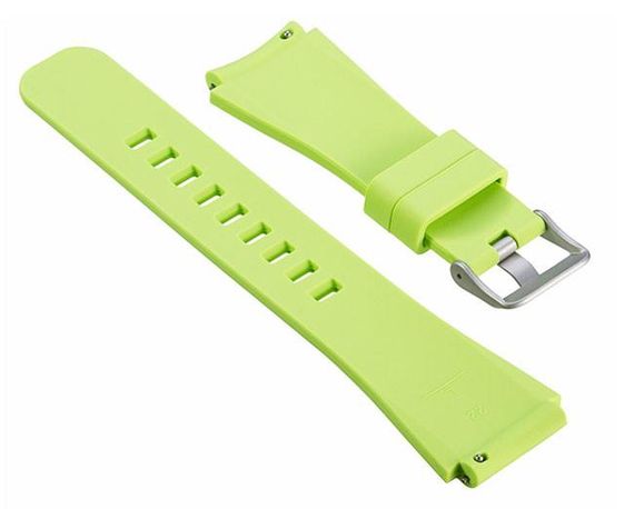 Силиконовый ремешок для часов Samsung Galaxy Watch 46 mm SM-R800 - Light Green | Зображення 2