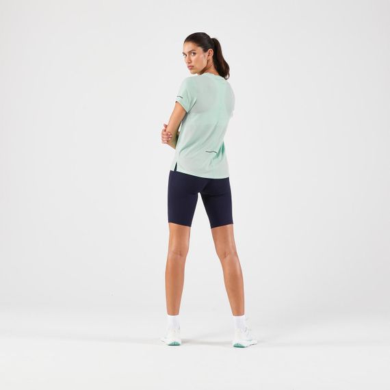 Футболка жіноча Run 500 Dry для бігу зелена - XS | Зображення 6