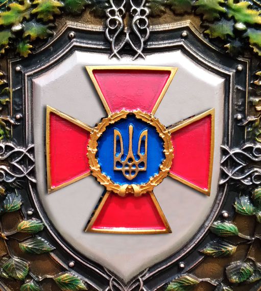 Объемная картина Емблема Вооруженных Сил Украины 17х19см | Зображення 4