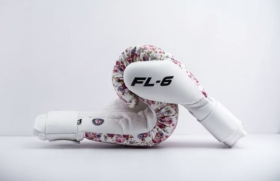 Боксерські рукавиці RDX  FL-6 WHITE-8 унцій (капа в комплекті) | Зображення 8