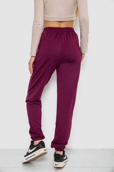 Спортивні штани жіночі, колір сливовий, 238R121 | Зображення 3