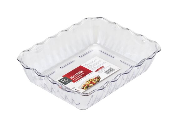 Салатник Cambro 26,5х33,5х8 см, Прозрачный, 4, 6 л