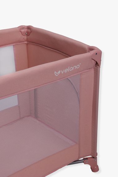 Ліжко-манеж дитяче VELANO Flexi, pink (0-4 роки) | Зображення 6