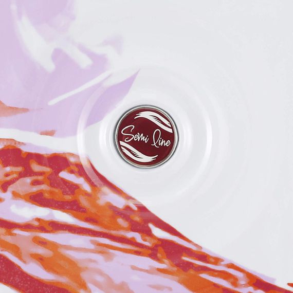 Валіза Semi Line 24" (M) White/Red Print (T5654-2) | Зображення 8