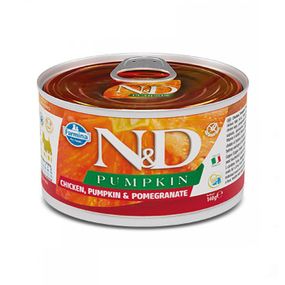 Farmina N&D Pumpkin GF Adult Mini Chicken, Pumpkin & Pomegranate беззерновий консервований корм з куркою,