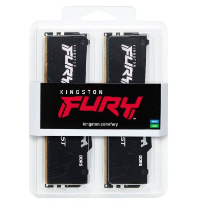Модуль памяти для компьютера DDR5 16GB (2x8GB) 5600 MHz Beast RGB Kingston Fury (ex.HyperX) (KF556C40BBAK2-16) | Зображення 3