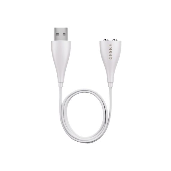 Магнітний USB кабель GESKE Magnetic USB Cable white