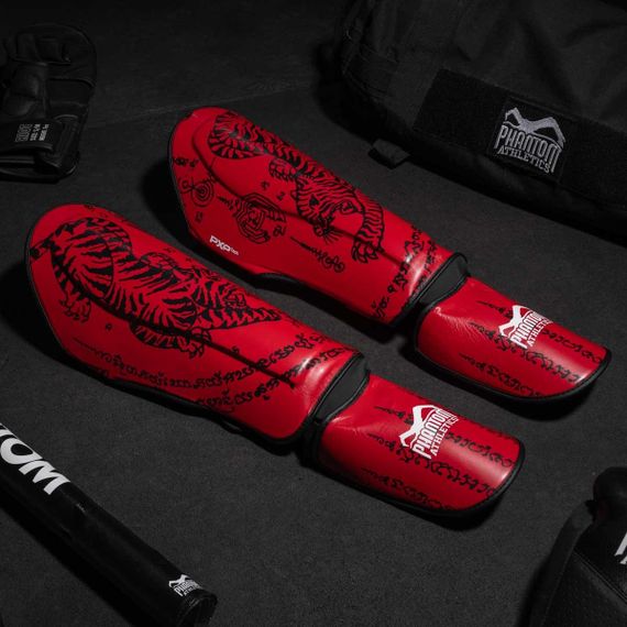 Защита голени и стопы Фантом Muay Thai Red S/M | Зображення 4
