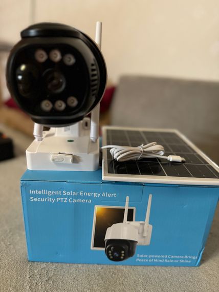 Поворотна погодозахисна сонячна камера безпеки 4G solar cam 1080P | Зображення 8