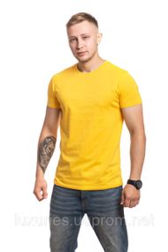 Мужская футболка Белая, футболка классическая мужская OverSize, футболка летняя, стильная мужская футболка L