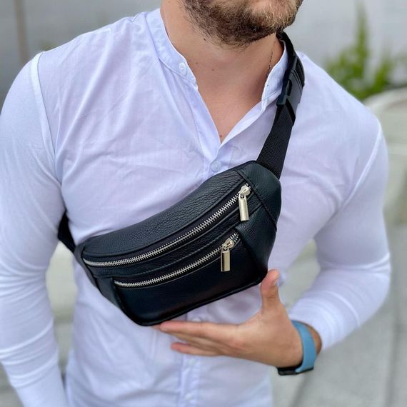 Чоловіча барсетка на пояс / Чоловіча бананка / Чоловіча барсетка JC-906 на пояс | Зображення 9