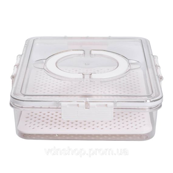 Контейнер для їжі з ручкою 31х24х7 см пластиковий харчовий контейнер 2.5 л HP-27-10 | Зображення 5