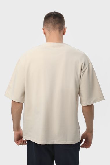 Чоловіча Футболка Sun`s House  розмір: 2XL\3XL Бежевий (арт. RY-U0104M-Cream) | Зображення 1