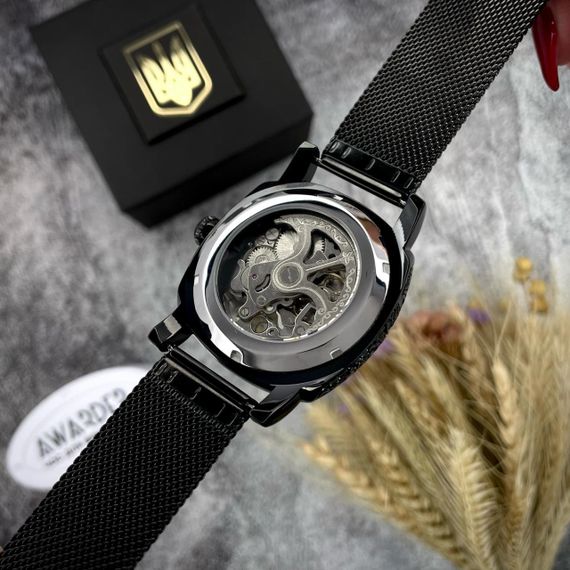 Чоловічий годинник Awarder 021-3D Де би не був Black-White Mesh | Зображення 6