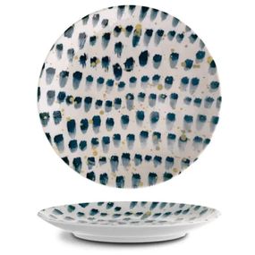 Тарілка G.Benedikt Isabelle кругла 24 см Blue Brush (ISC2124-K0013)