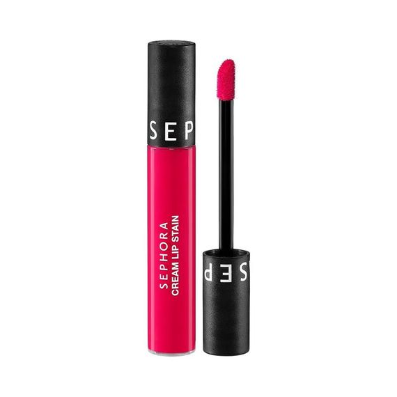 Рідка матова помада Sephora Cream Lip stain - 125 Rose Flame (5 ml)