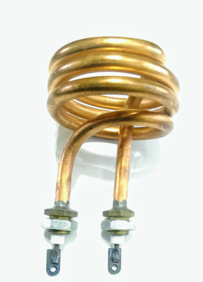 Тен мідний 2000w D 9 штуцер м 14 водяний дистиляторний кручений | Зображення 2