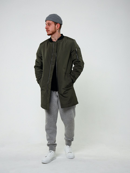 Бомбер Плащ хаки S M | Зображення 1