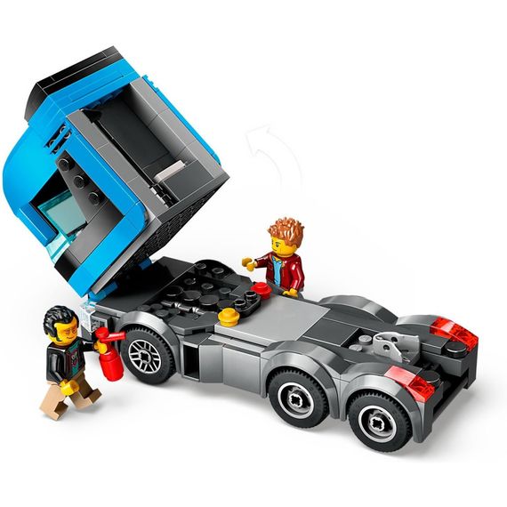 Конструктор LEGO City Вантажівка-транспортер зі спортивними авто (60408) | Зображення 4