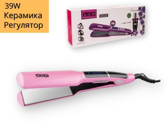 Компактный профессиональный утюжок выпрямитель для волос с керамическим покрытием DSP G-10003 | Зображення 3