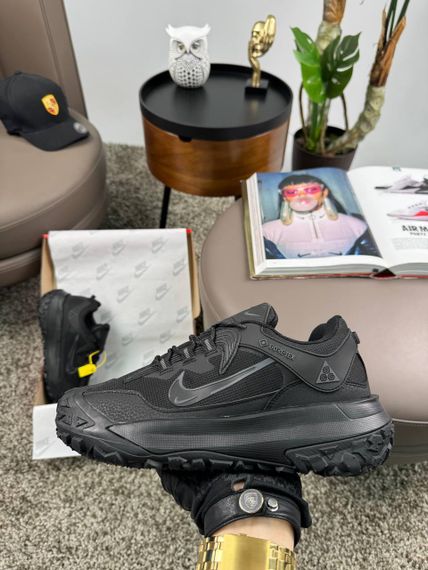 Кросівки ACG Mountain Fly 2 GTX All Black Gore-Tex , термо весна / осінь A4472 | Зображення 5