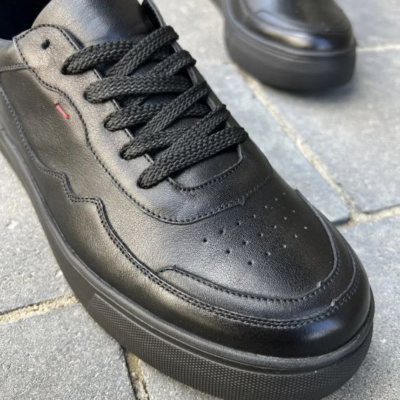 Шкіряні кеди на масивній підошві для чоловіків 43 розмір | Зображення 5