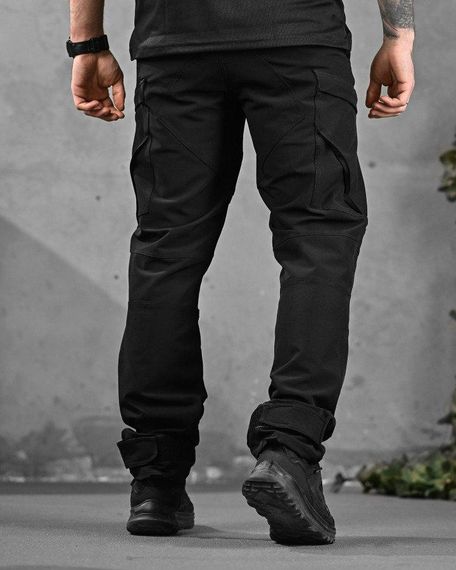 Літній тактичний костюм soldier чорний поліція ДЛ6404 | Зображення 6