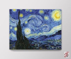 Печатная картина  Звездная ноч 60х45 см