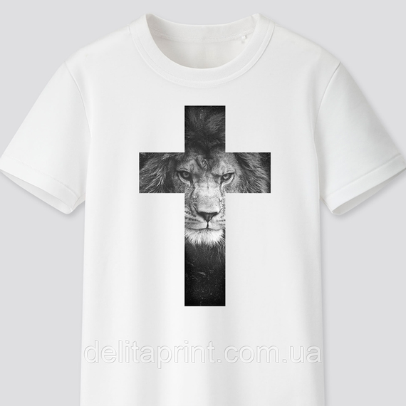 Футболка з християнським принтом Хрест. FH-1