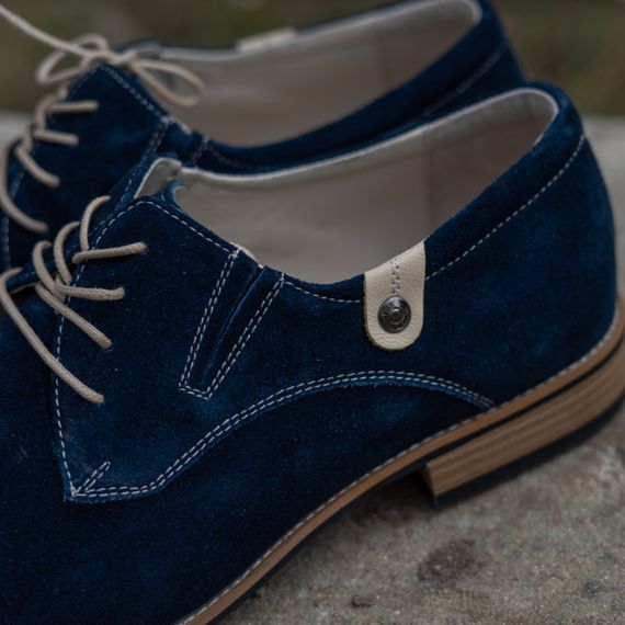 Синие замшевые туфли 42 размер – качество гарантируем! | Зображення 4