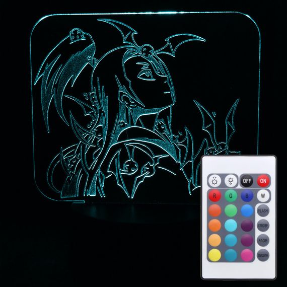 Акриловий світильник-нічник з пультом 16 кольорів Дейдара tty-n000504