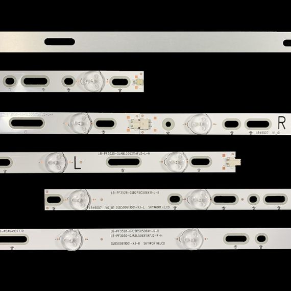 LED підсвітка Philips TV 50" LB-PF3528-GJD2P5C506X11-L-B GJD500611001-X3-L/R LB-PF3030-GJABL506X11A 12шт. | Зображення 2