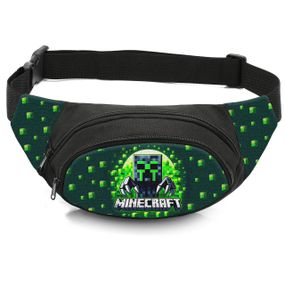 Сумка-бананка дитяча з принтом Minecraft поясна сумка для хлопчика (4533)