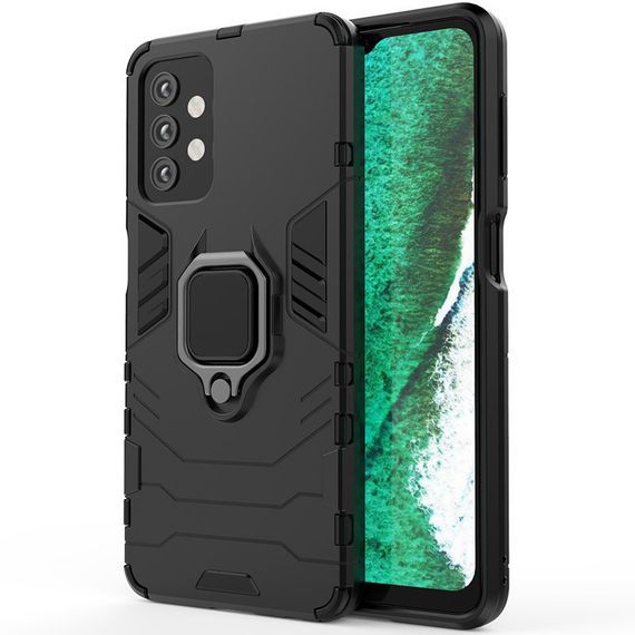 Протиударний чохол з підставкою (Ударостійкий) для Samsung Galaxy A32 4G Black | Зображення 1