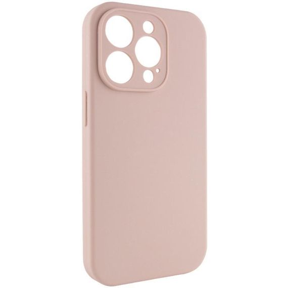 Чохол Silicone Case Full Camera Protective (AA) NO LOGO для Apple iPhone 14 Pro Max (6.7") Рожевий / Pink Sand | Зображення 1