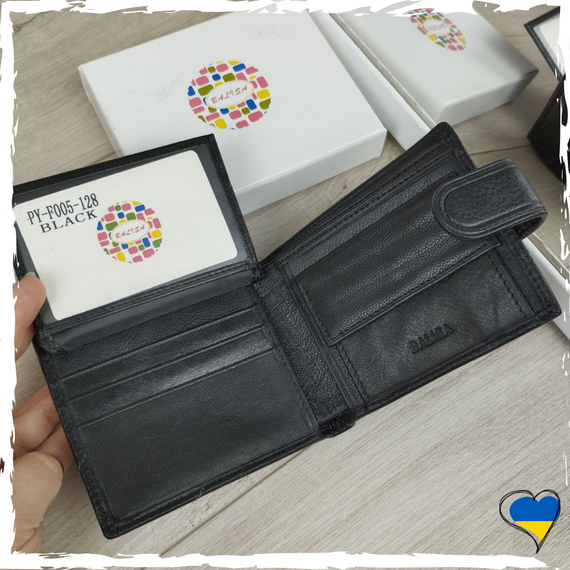 Чоловічий гаманець з натуральної шкіри. Кошелек мужской кожаный | Зображення 3