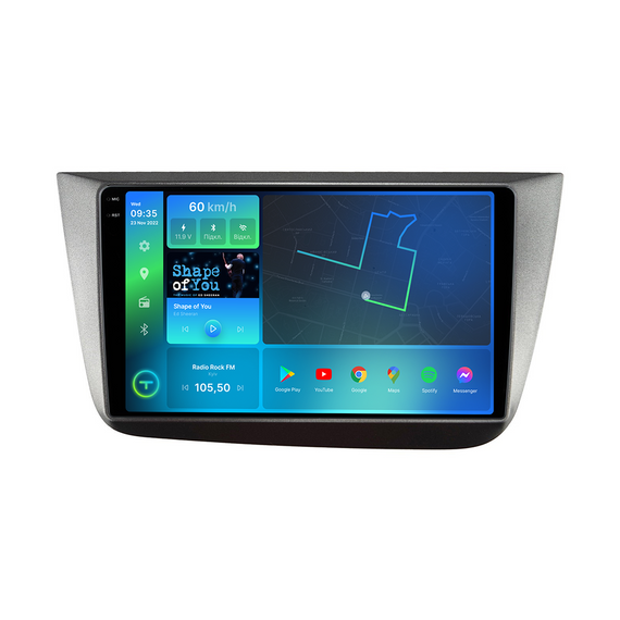 Штатна магнітола Torssen 2K Seat Altea 04-15/Toledo 04-09 F9432 4G Carplay DSP | Зображення 1