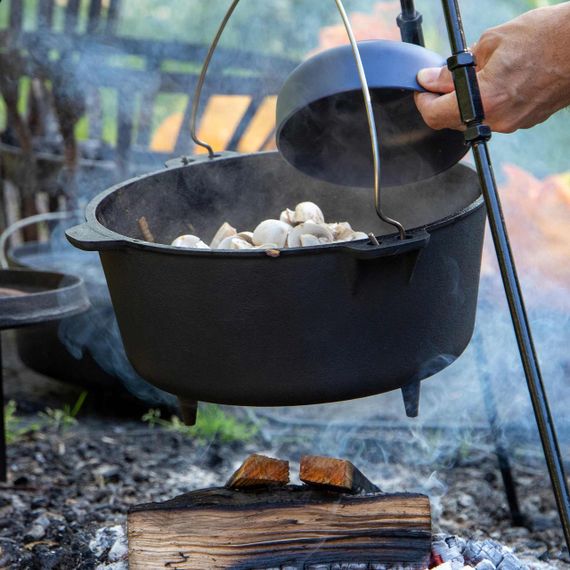 Казан з кришкою Bo-Camp Dutch Oven Cast Iron 31 cm / 7.1 L Black (2122415) | Зображення 4
