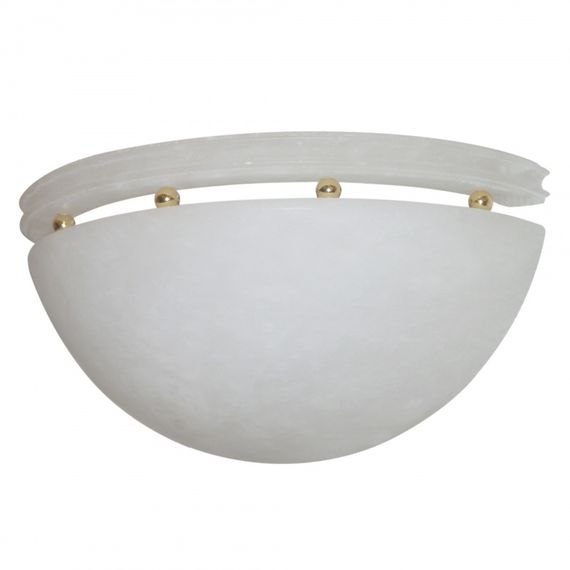 Бра настенное накладное минимализм под камень 9919W gold/white