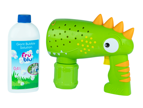Мильні бульбашки FRU BLU Бластер Діно з розчином 0.4 л. (світловим ефектом) | Зображення 4