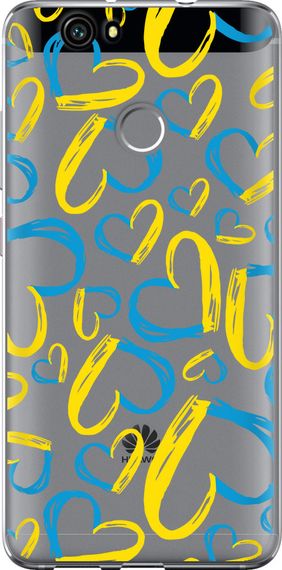 Чехол на Huawei Nova Сердца UA "5292u-439-17620"