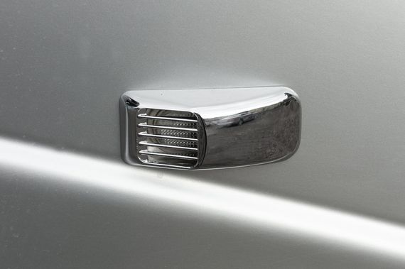 Решітка на повторювач `Прямокутник` (2 шт, ABS) для Ford Fiesta 2002-2008 рр | Зображення 2