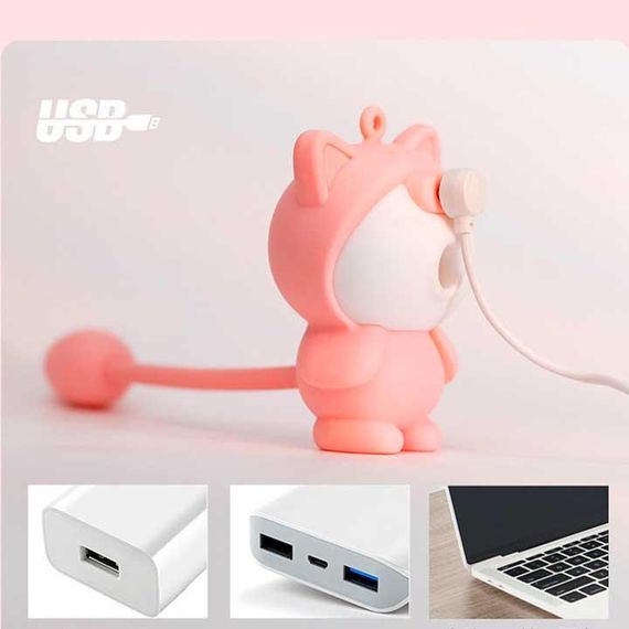 Двойной вакуумный вибратор Otouch Cici Kity 20 режимов вибрации | Зображення 6