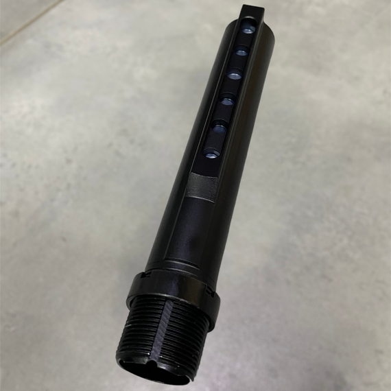 Труба для прикладу АR15, DLG TACTICAL (DLG-137), Mil Spec Чорна, алюміній з твердим анодованим покриттям | Зображення 2